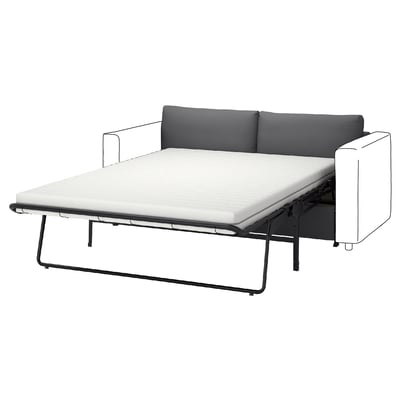 VIMLE Funda módulo sofá cama 2 cuerpos, Hallarp gris