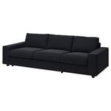 VIMLE Funda sofá cama 3 cuerpos, con apoyabrazos anchos/Saxemara petróleo