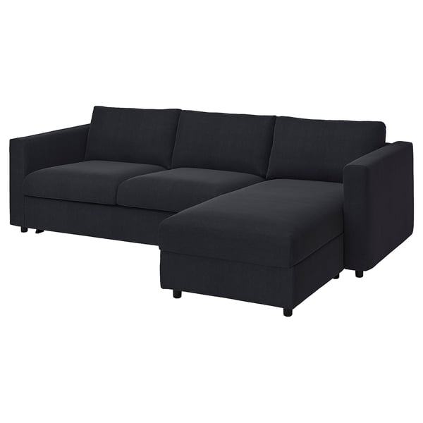 VIMLE Funda sofá cama 3 cuerpos seccional, Saxemara petróleo