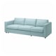 VIMLE Sofá cama 3 cuerpos, Saxemara azul costeño