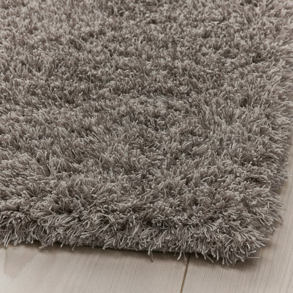 VINDEBÄK Alfombra pelo largo, beige, 133x195 cm