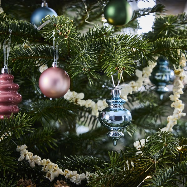 VINTERFINT Adorno árbol de navidad, set de 32, bola formas variadas/colores variados