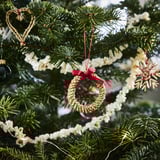 VINTERFINT Adorno árbol de navidad, set de 9, paja