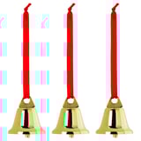 VINTERFINT Adorno de árbol de Navidad, Forma de campana dorado