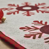 VINTERFINT Alfombra para árbol de Navidad, natural/rojo, 100 cm