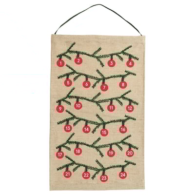 VINTERFINT Calendario adviento, natural