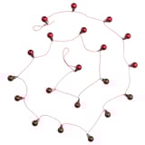 VINTERFINT Guirnalda decorativa, bola rojo, 2.2 m