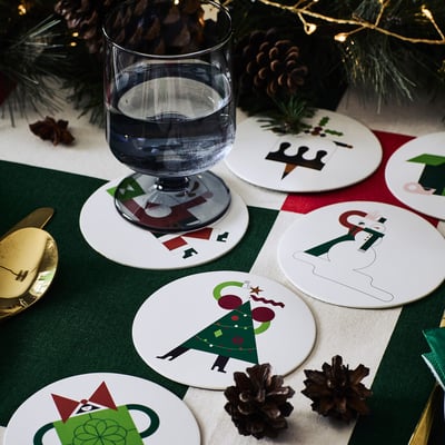 VINTERFINT Posavasos, motivos variados