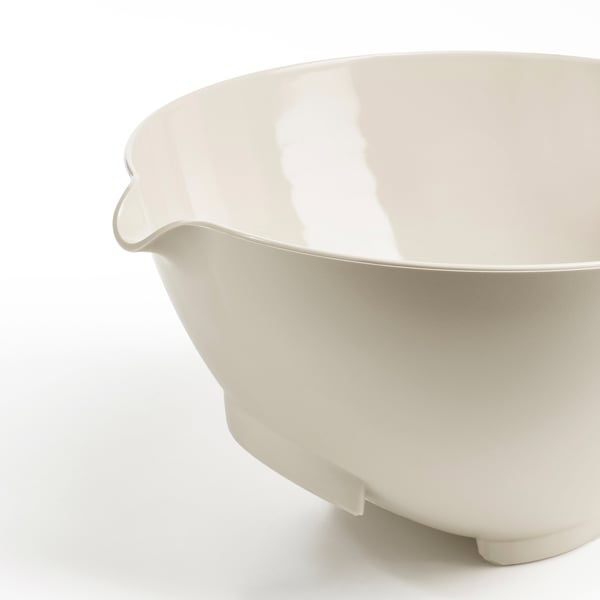 VISPNING Bowl de repostería, beige, 3.0 l