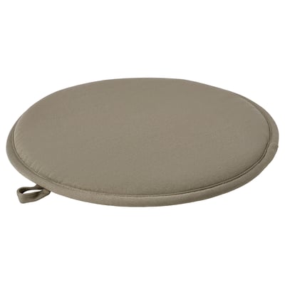 ÄNGSFRÄKEN Cojín, beige oscuro/Interior / exterior, 36 cm
