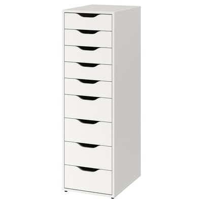 HELMER Cajonera con ruedas, blanco, 28x69 cm - IKEA Colombia