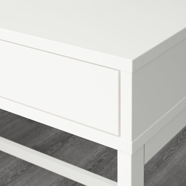 ALEX Escritorio, blanco, 132x58 cm
