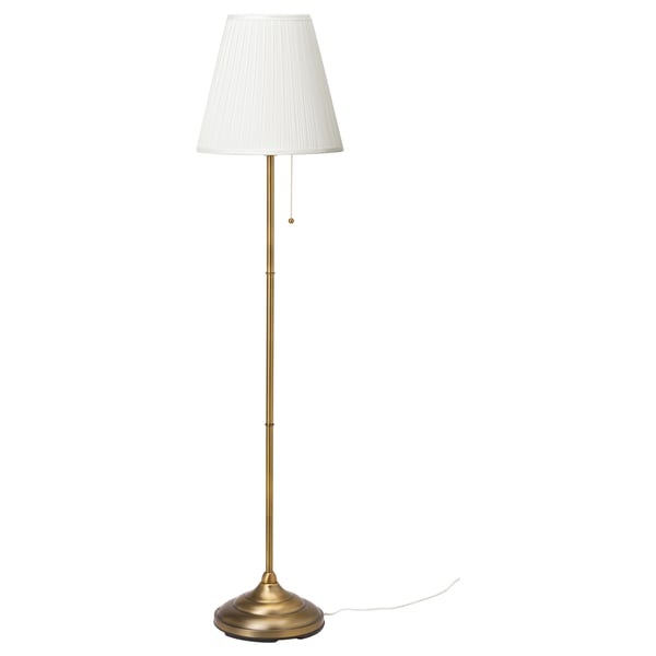 ÅRSTID Lámpara de pie, Bronce/blanco