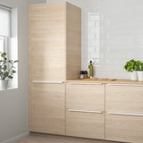 ASKERSUND Puerta, Efecto fresno claro, 40x200 cm