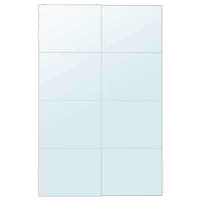 AULI Puertas corredizas, 2 unidades, Espejo, 150x236 cm