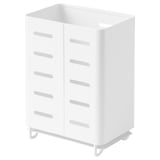 AVSTEG Escurridor de cubiertos, blanco, 13 cm