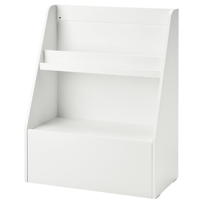 BERGIG Estante con almacenamiento, blanco