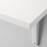 BERGSHULT / TOMTHULT Repisa+soporte, blanco, 80x20 cm