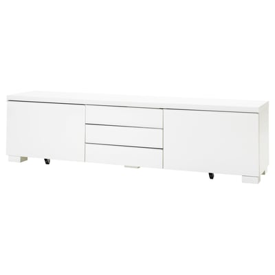 VIHALS Mueble TV, blanco, 146x37x50 cm - IKEA Colombia