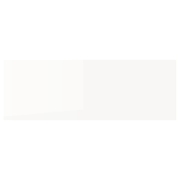 BESTÅ Cubierta superior para mueble, Alto brillo blanco, 120x42 cm