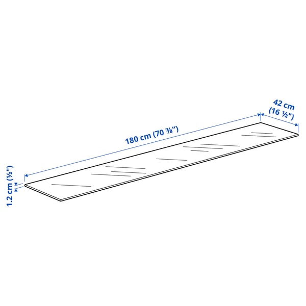 BESTÅ Estantería de cubos, blanco Förvaltare/café Efecto nogal, 180x42x65 cm