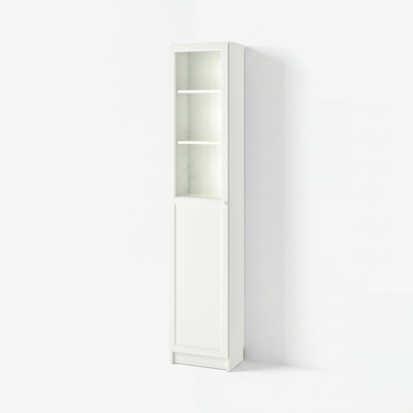 BILLY / OXBERG Biblioteca +puerta panel/vdr