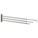 BROGRUND Toallero, 3 barras, Acero inoxidable