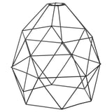 BRUNSTA Pantalla para lámpara de techo, negro, 30 cm