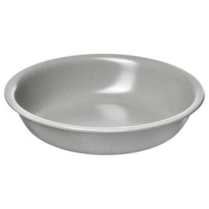 DAGGASTER Plato hondo, Lunares/gris, 19 cm