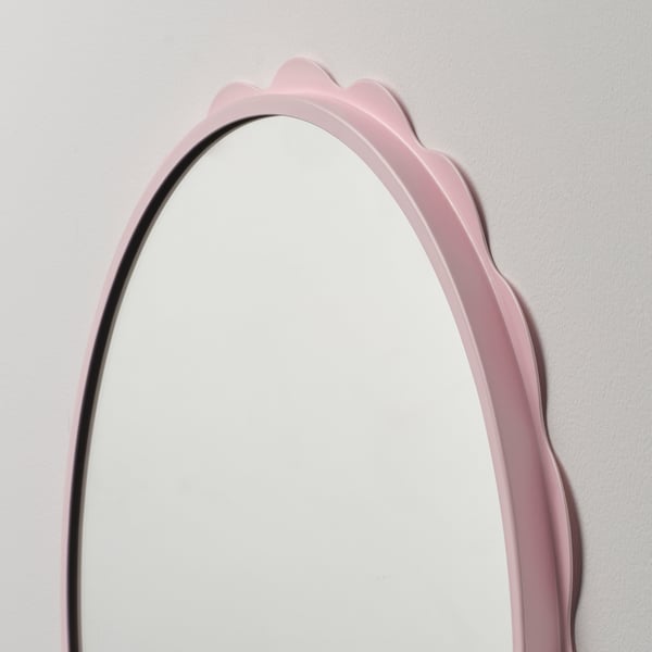 DAGGKAPRIFOL Espejo, rosado claro, 40 cm