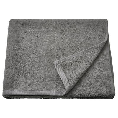 DIMFORSEN Toalla de baño, gris, 70x140 cm