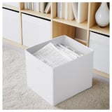 DRÖNA Caja, blanco, 33x38x33 cm