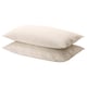 DVALA Funda de almohada, beige, 50x70 cm