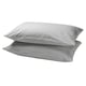 DVALA Funda de almohada, gris claro, 50x60 cm