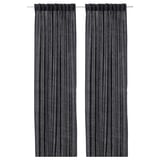 DYTÅG Cortinas, 1 par, gris oscuro, 145x250 cm