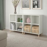 EKET Mueble con 4 compartimentos, blanco, 70x35x70 cm