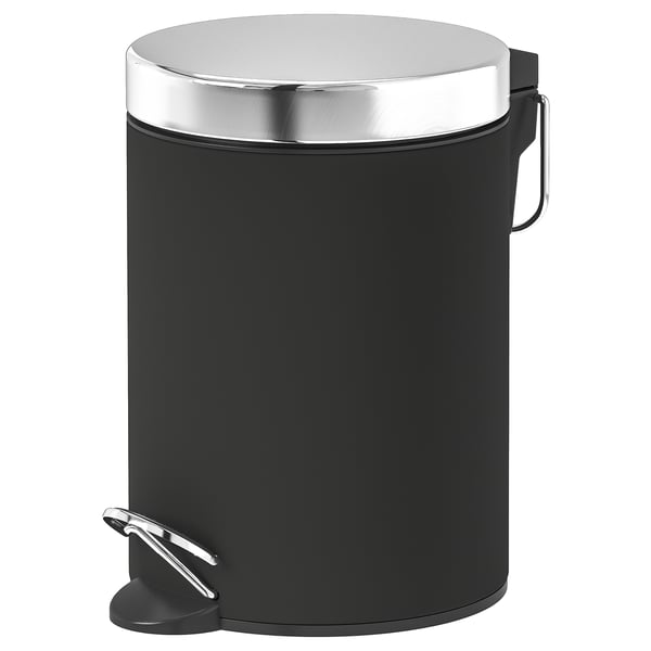 EKOLN Caneca de basura, gris oscuro, 3 l