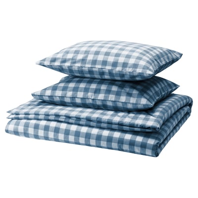 EKTANDVINGE Funda plumón con 2 fundas almohada