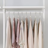 ELVARLI Barra para ropa, blanco, 80 cm