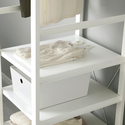 ELVARLI Soporte para Mueble en X, blanco, 40 cm