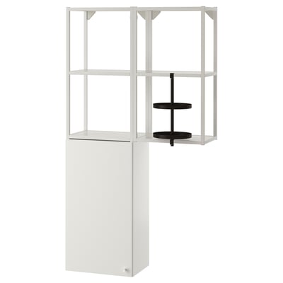ENHET Mueble, blanco, 80x32x150 cm