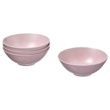FÄRGKLAR Tazón / bowl, Mate rosado claro, 16 cm
