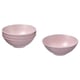 FÄRGKLAR Tazón / bowl, Mate rosado claro, 16 cm