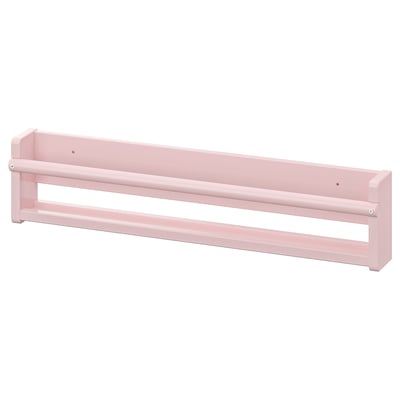 FLISAT Repisa de pared, rosado claro, 70x9x16 cm