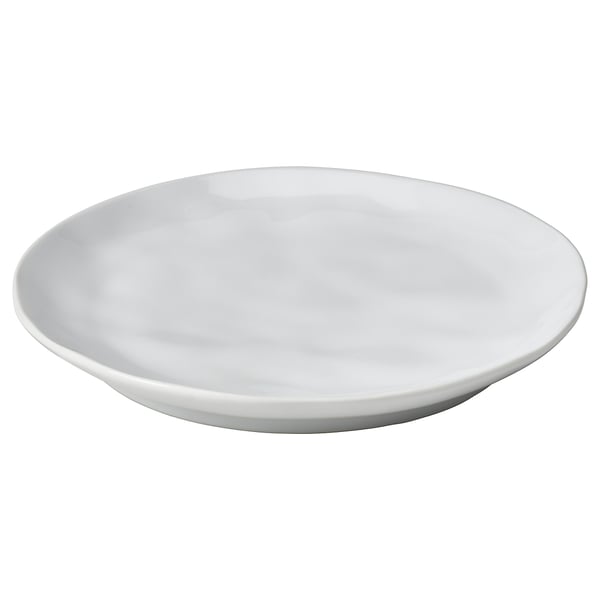 FORELLTETRA Plato, blanco, 19 cm