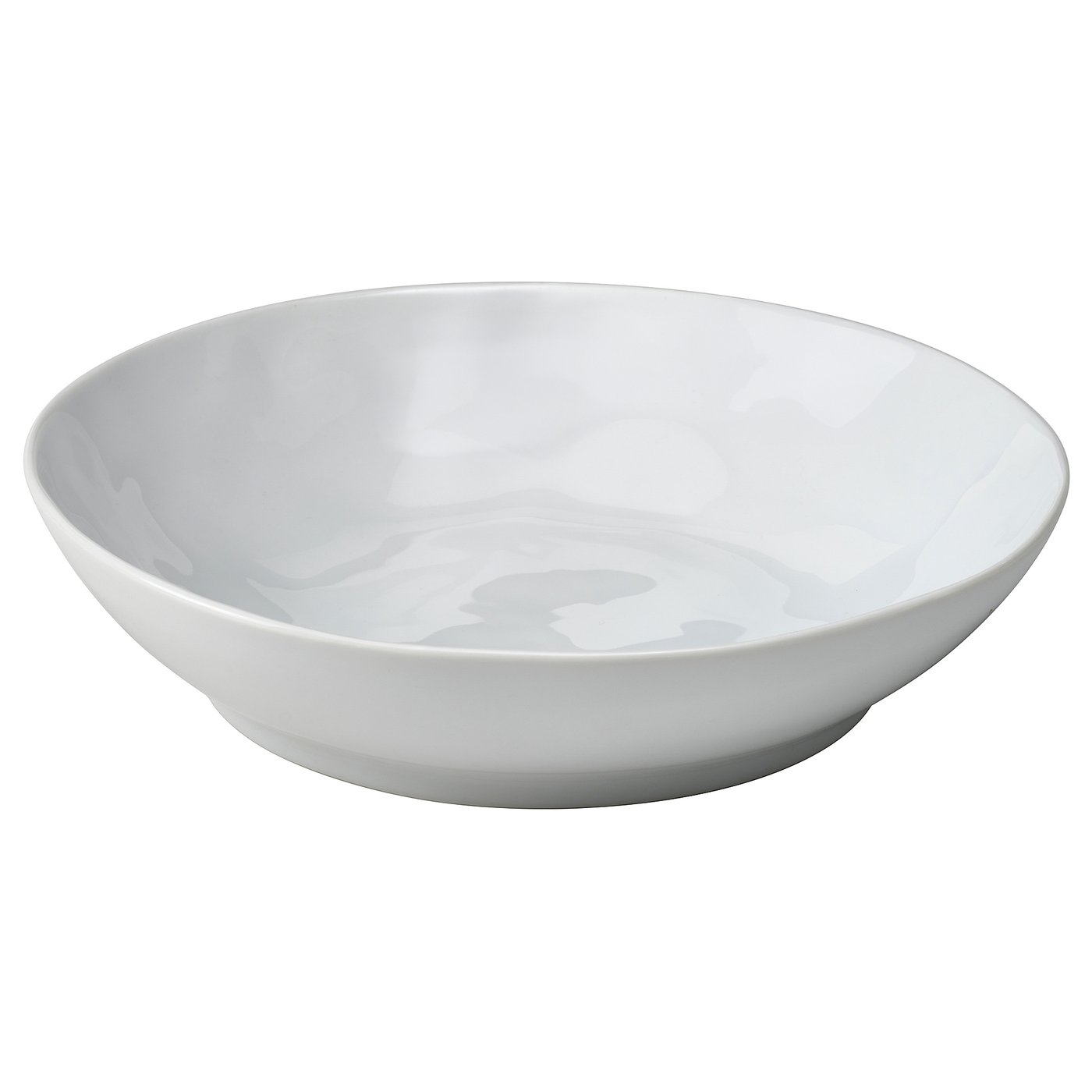FORELLTETRA Plato hondo, blanco, 21x19 cm