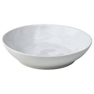 FORELLTETRA Plato hondo, blanco, 21x19 cm