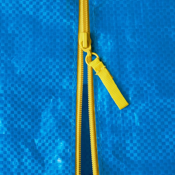 FRAKTA Bolsa con cremallera, azul, 73x35x30 cm 76 l