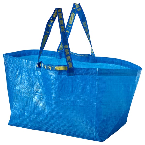 FRAKTA Bolsa grande, azul, 55x37x35 cm/71 l