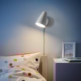 FUBBLA Lámpara de pared LED, blanco